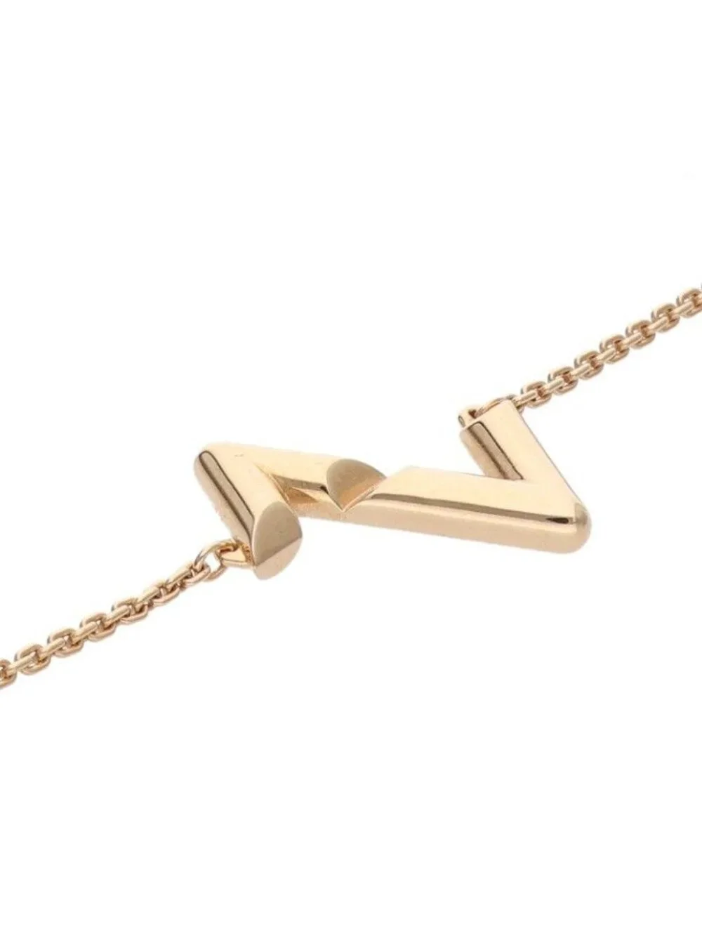 Louis Vuitton LV Volt Upside Down 18k Rose Gold Necklace